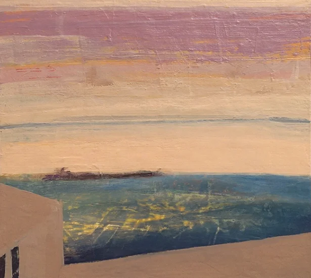 UP ON MY ROOF, Acrylic, 12x12