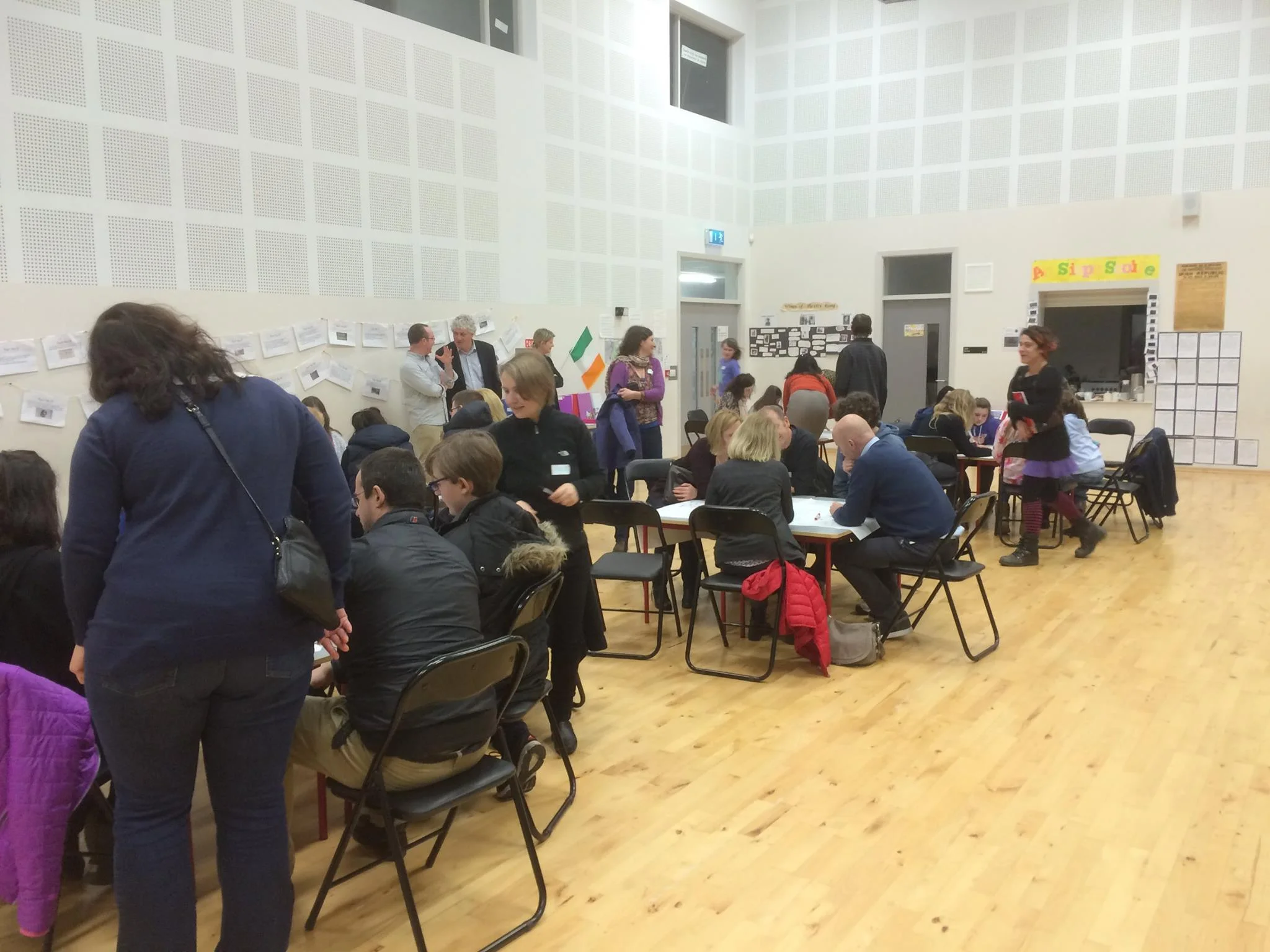Students and families at our consultation meeting