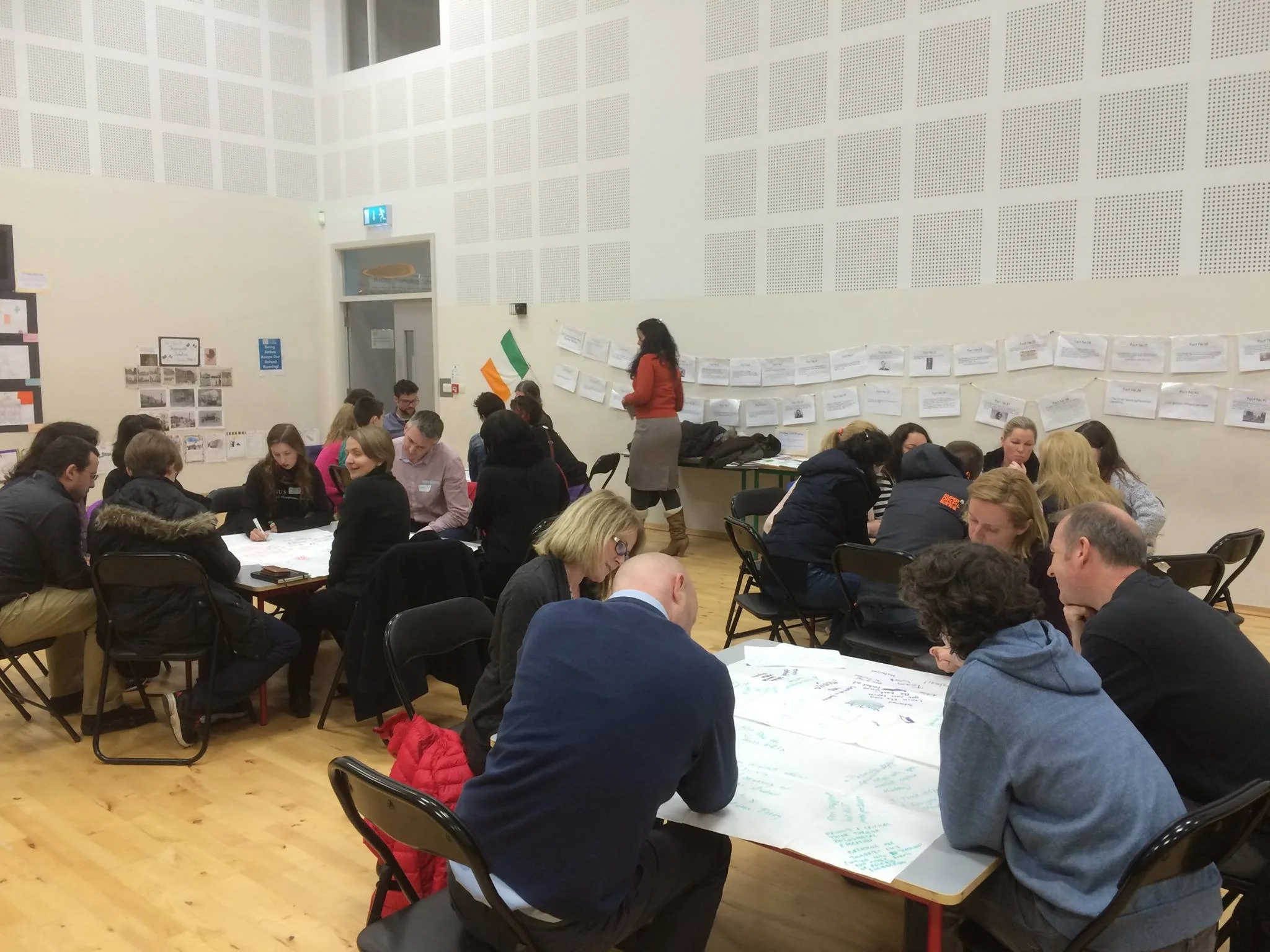 Students and families at our consultation meeting