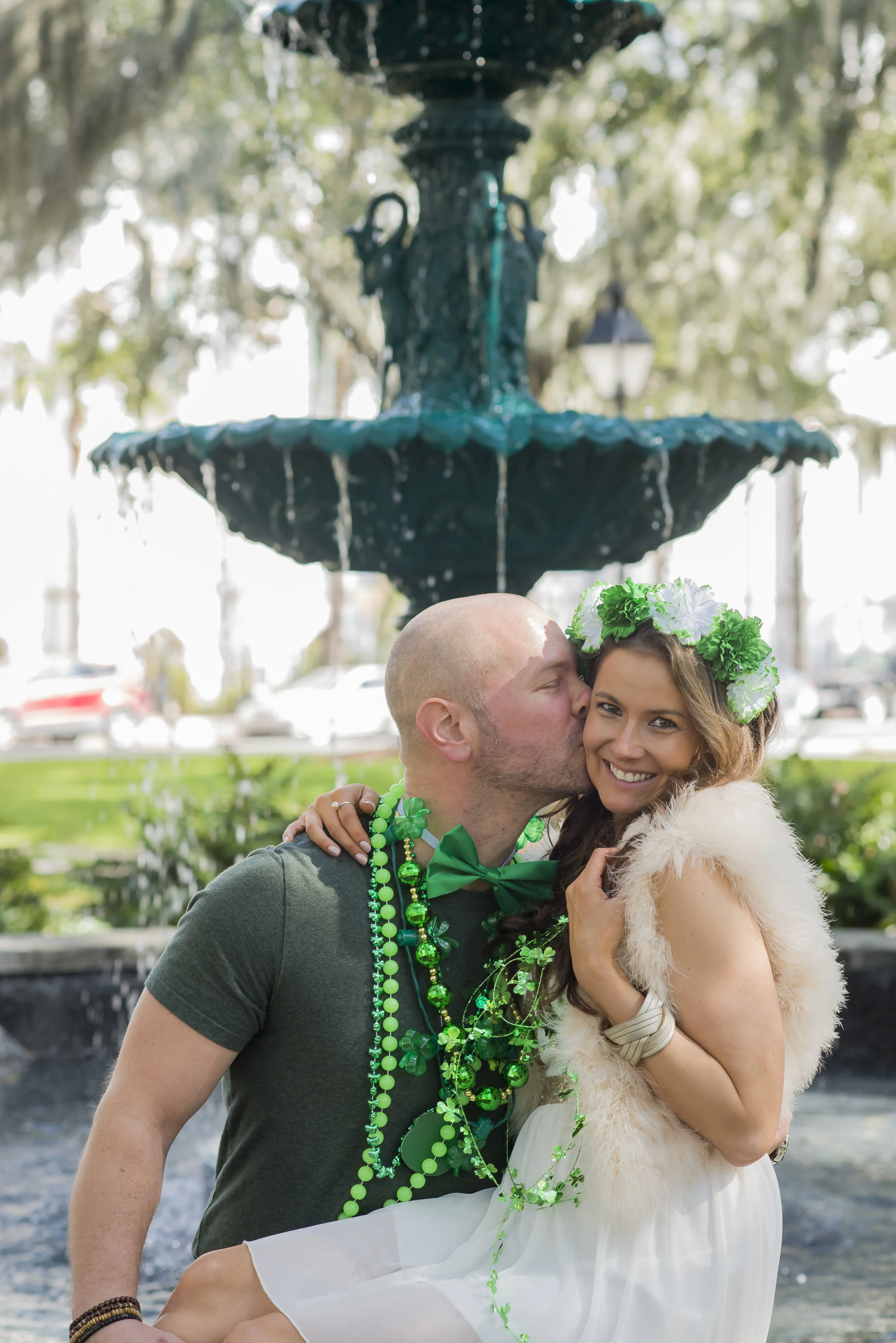 T.C. & Brenna Michaels dressed for St. Patrick’s Day