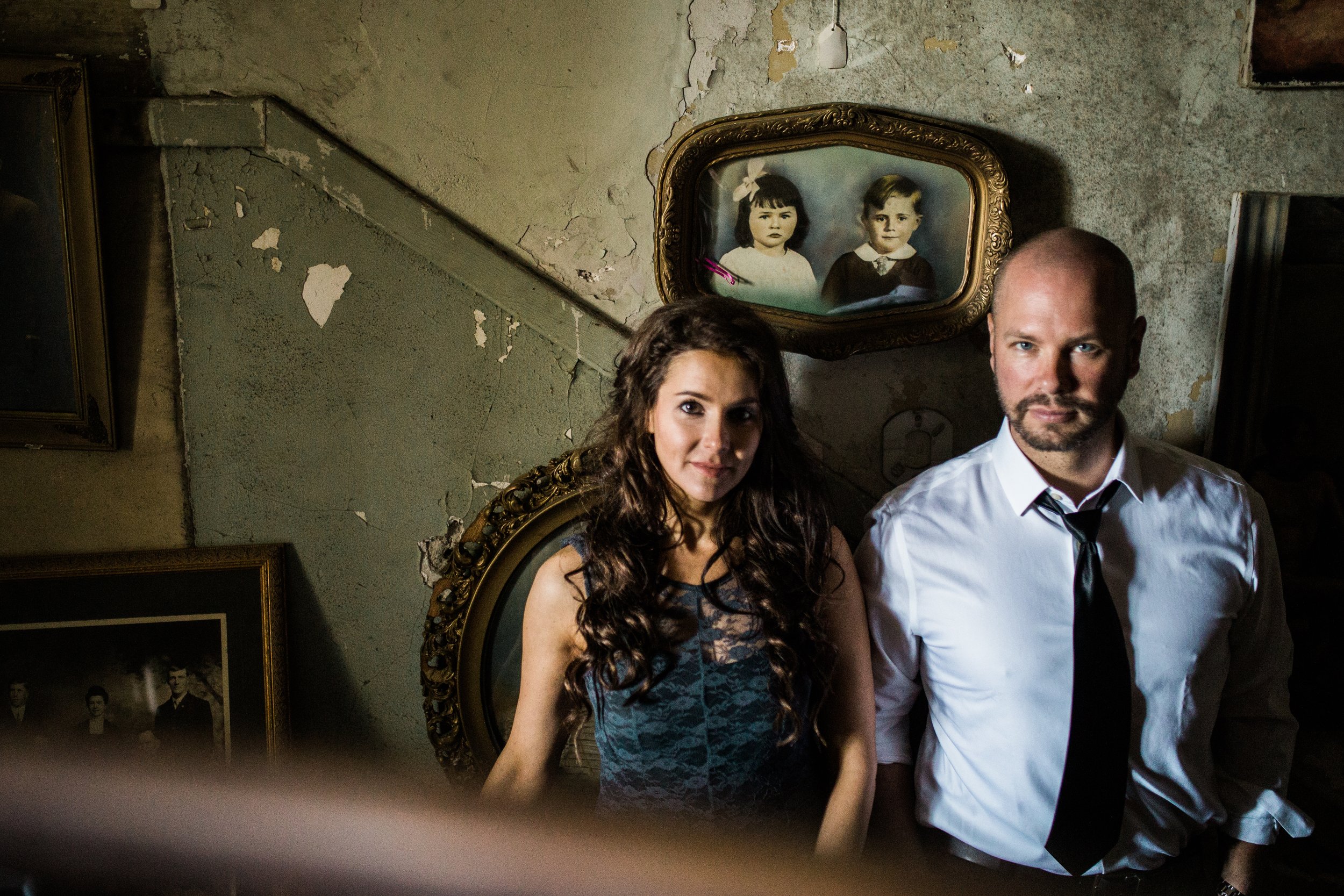 TC and Brenna on stairs Photo by Bud Johnson.jpg