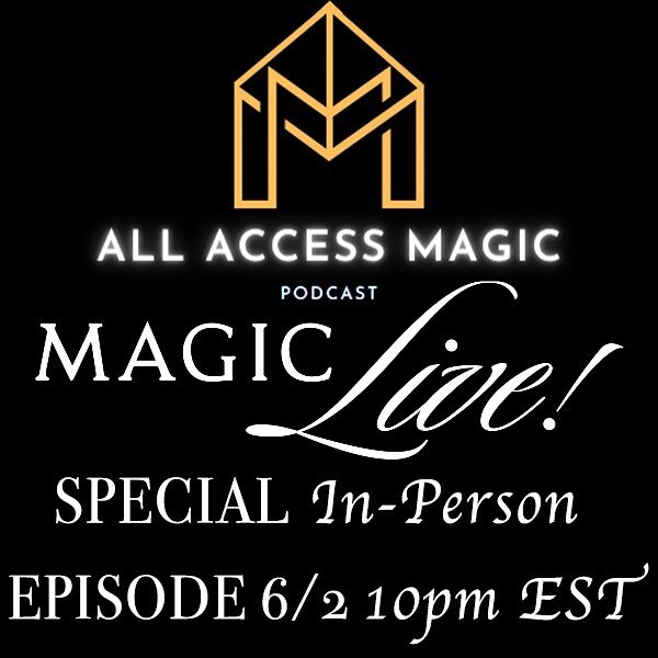 Our All Access Magic x Magic Live Special Podcast will be airing tomorrow night June 2nd at 10pm EST on the Xavior Spade YouTube Channel! The most guests we&rsquo;ve ever had, you definitely don&rsquo;t want to miss this!! @mentalism.ca @blaiseserra 
