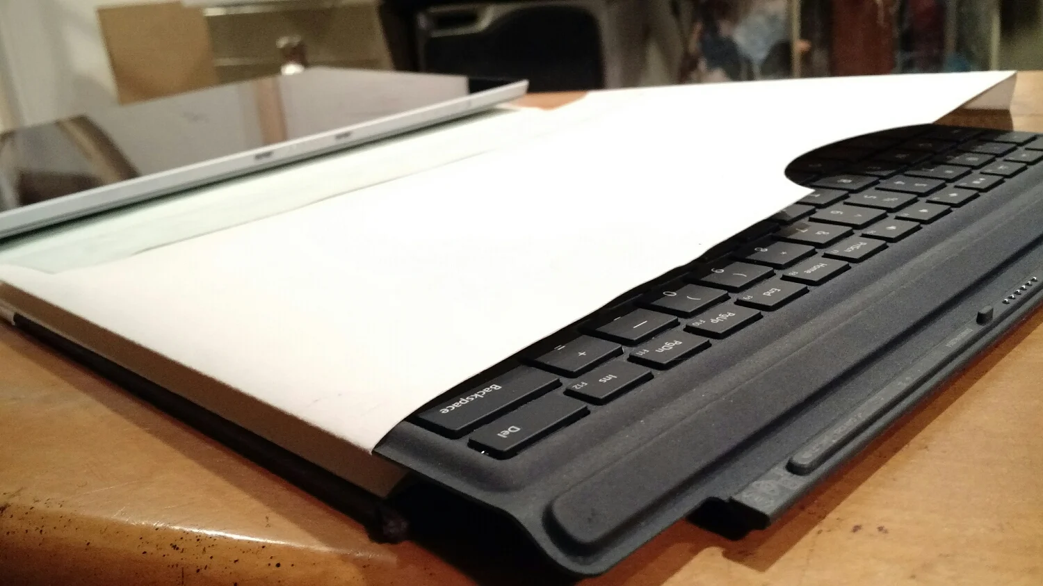 Keyboard storage.