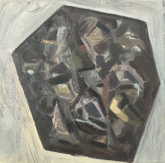   Untitled , 2016, oil on canvas, 12 x 12 in. 