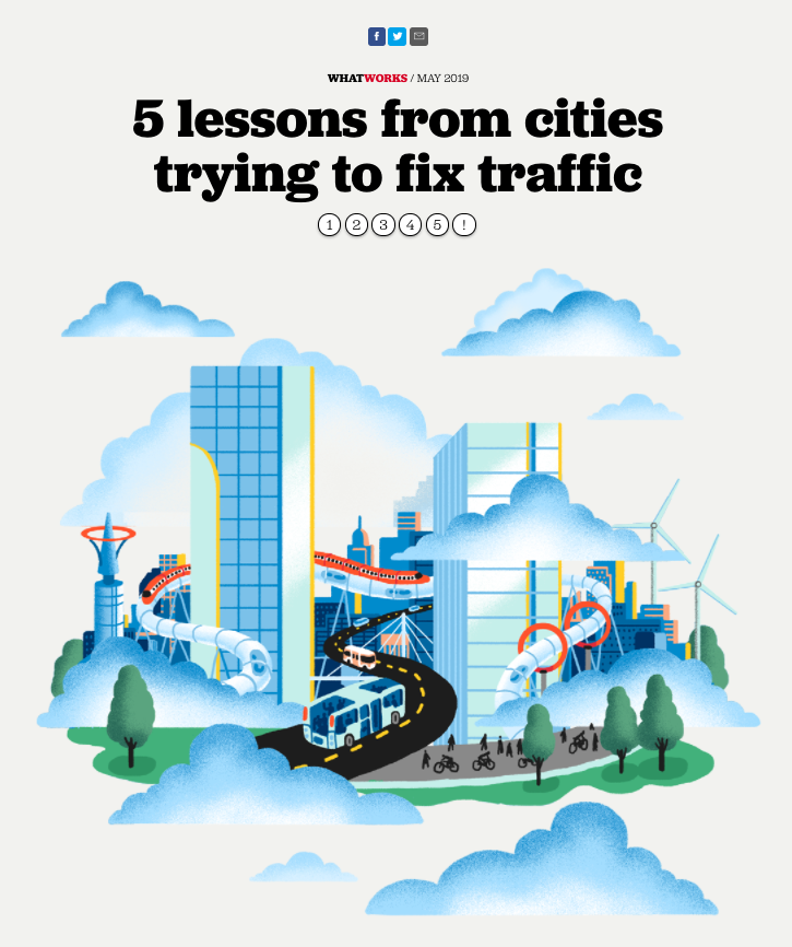 5 Lessons from Cities trying to fix traffic
