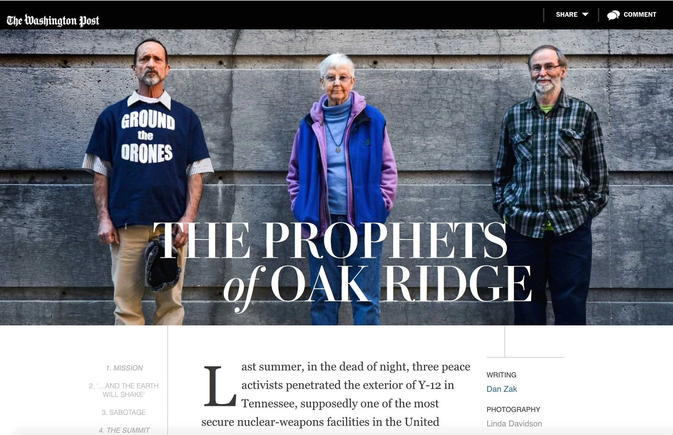 The Prophets of Oak Ridge