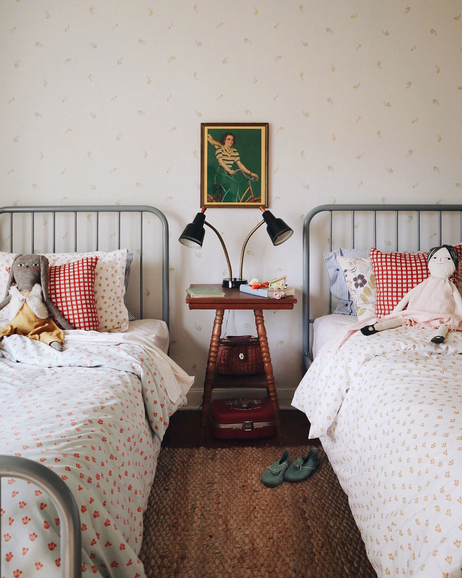  Product styling.  Chasing Paper wallpaper  and  Schoolhouse Electric Company bedding.&nbsp;  