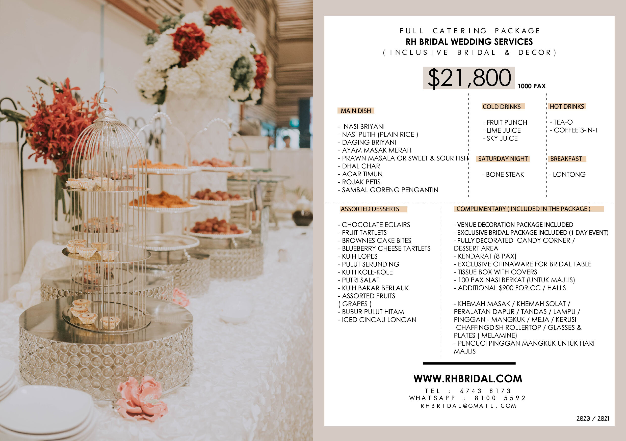 Wedding Decoration Price List