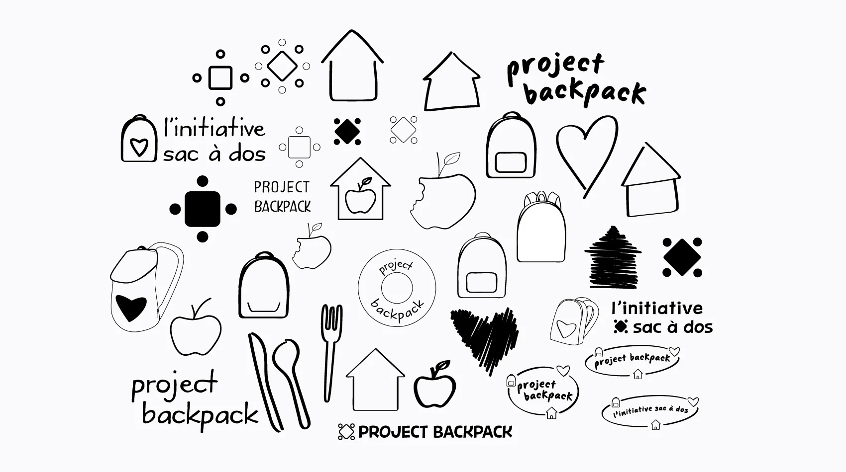 Project Backpack logo development