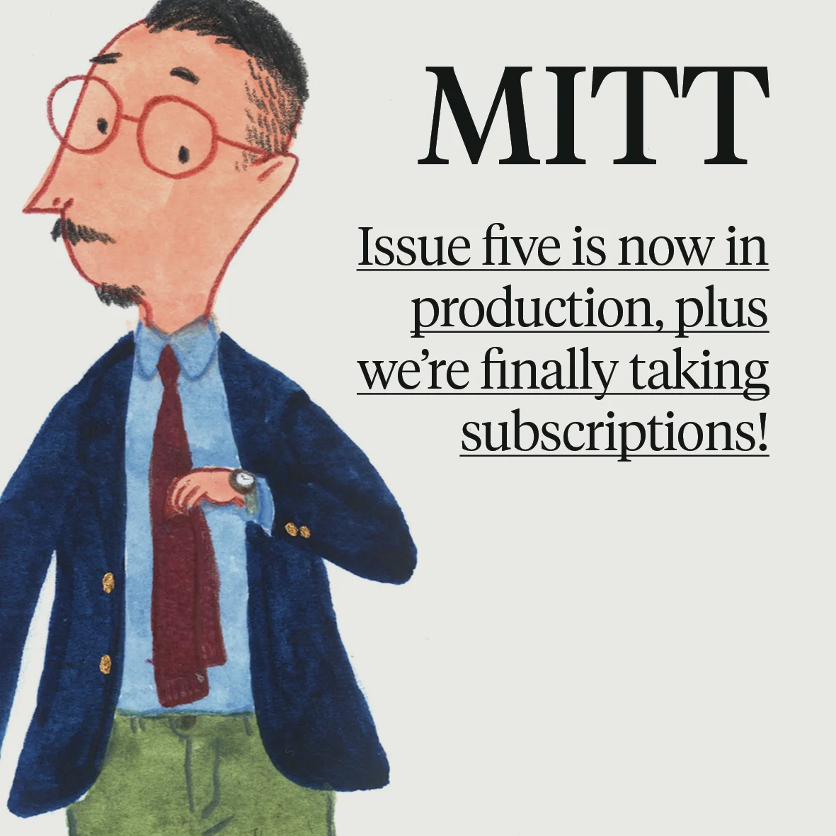 Happy to let you guys know that yes, issue 5 of MITT magazine is currently in production and will be released on its new biannual schedule on October 1st ! And to thank you for your patience, I’m finally offering subscriptions. Head over to The MITT Mrkt . for details and as always, thank you for your never ending support. You’re going to love the next issue! 😉 Illustration via @mr.slowboy, featured in issue 4.
