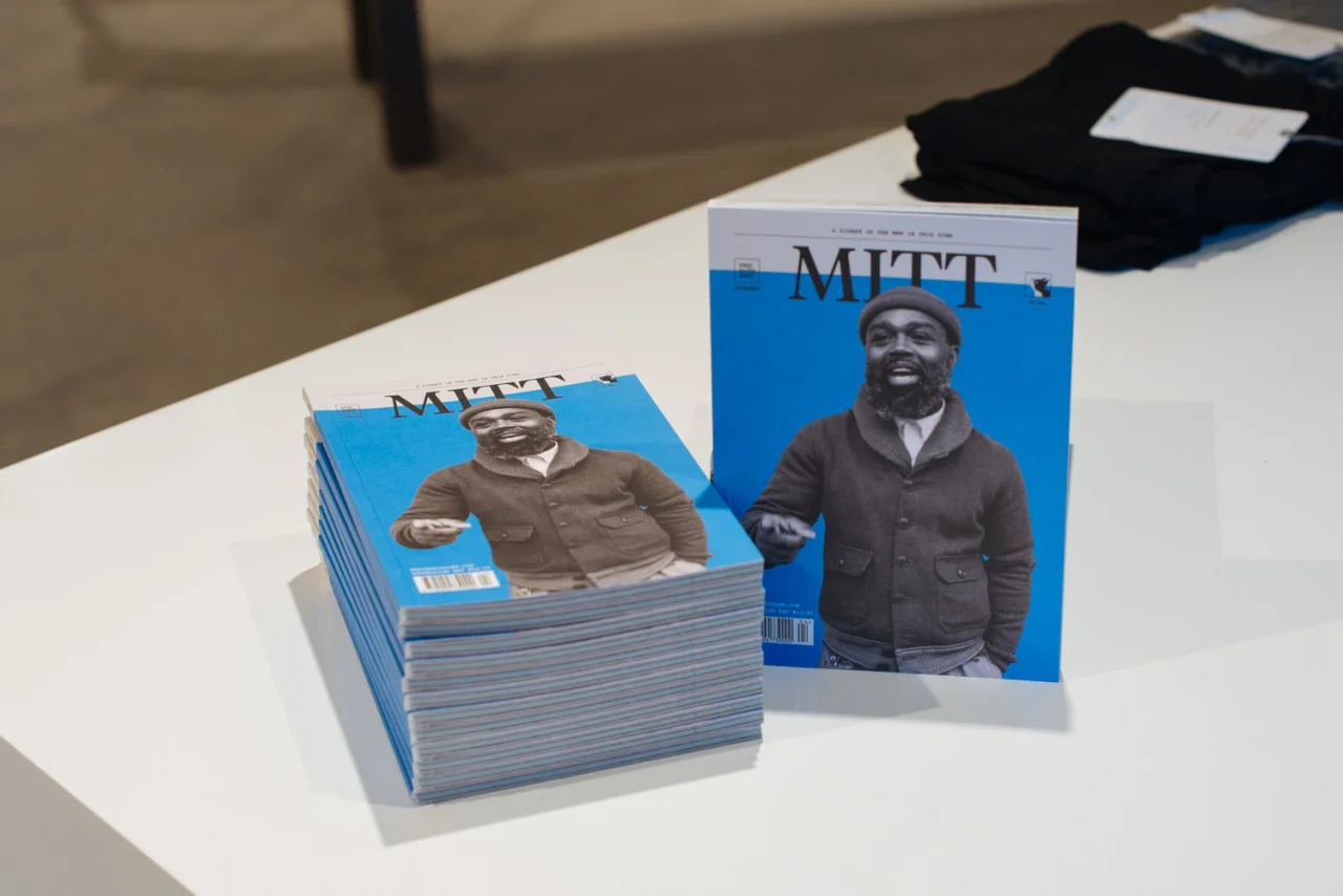 MITT MAGAZINE LAUNCH I cannot thank everyone enough for coming out last night to Kit and Ace to help celebrate the fourth issue of MITT magazine with our second MITT Studio Talks . I hope you enjoyed the heartening talk with featured men Leonard Mattis , Pablo Chappelli and Eric Ng and the glorious whisky tasting hosted by Maker’s Mark . Looking forward to the next one!
