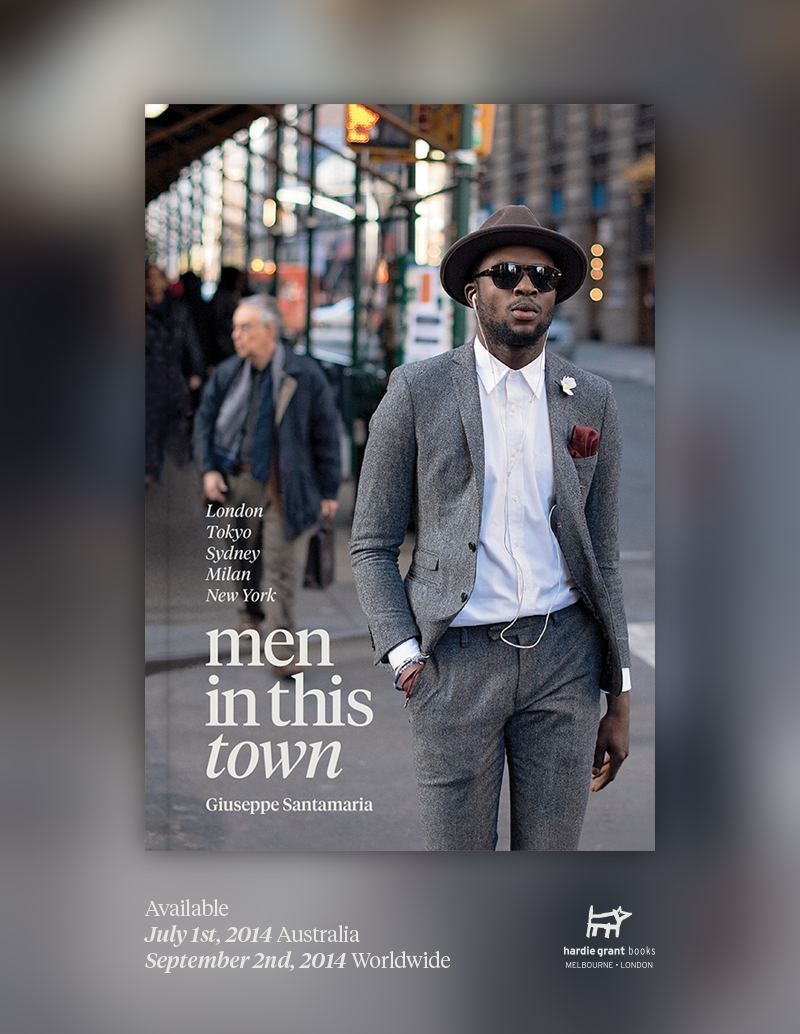 I’m really excited to finally share with you the cover art for the Men In This Town book! After countless versions, we narrowed it down to two images and ultimately felt this photo encapsulated what this decade in menswear is all about.
Men In This Town is now available to pre-order through the links below:
Australia: Bookworld United States: Amazon , Barnes & Noble , IndieBound United Kingdom: Amazon Canada: Amazon , Indigo
Thank you for all your support and I can’t wait for you to see the final result!