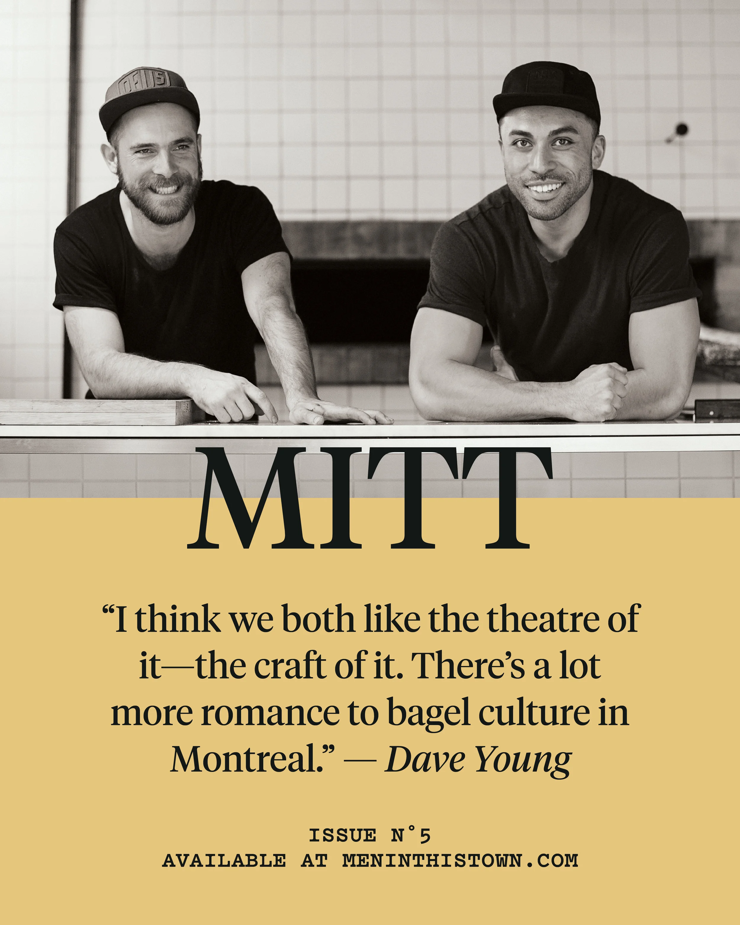 If you're in Sydney tonight, stop by The MITT Mrkt . pop-up from 6pm to celebrate the launch of MITT magazine issue 5 (available to order now ) with bagels by Smoking Gun Bagels and cocktails by The Temperance Society ! RSVP via Facebook.
