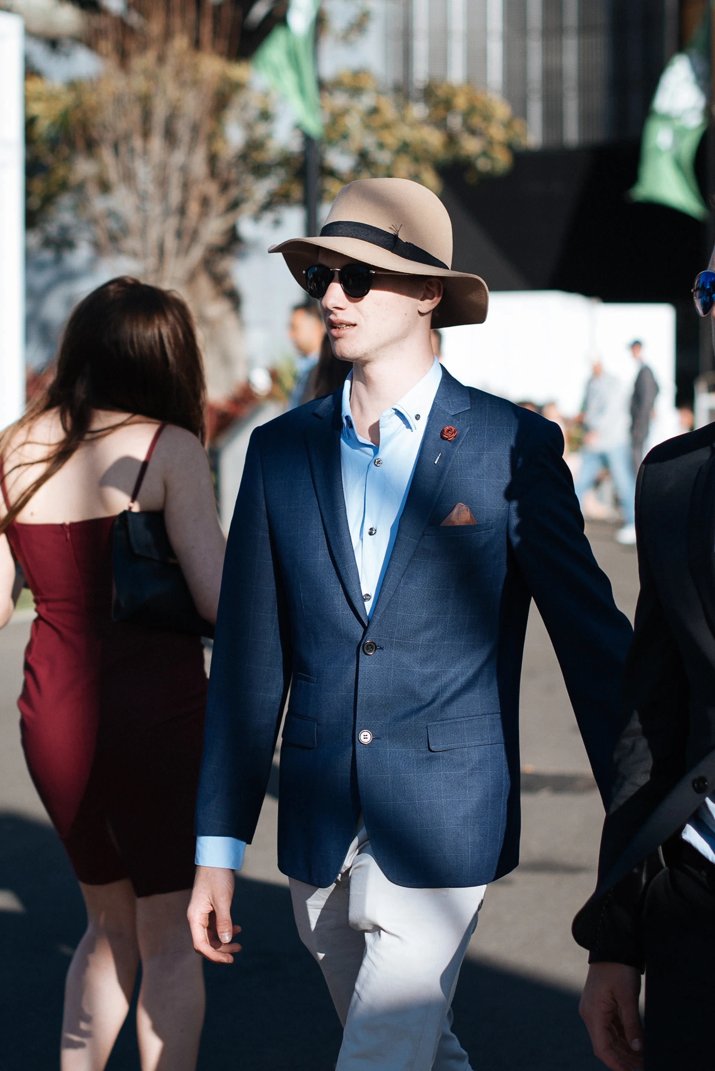 I had the opportunity to attend the races at the Sydney Spring Carnival at Royal Randwick this past weekend and capture Sydney in full bloom. Specifically the men bringing their millinery game on, theme being straw hats, with the exception of a few just really great hats.