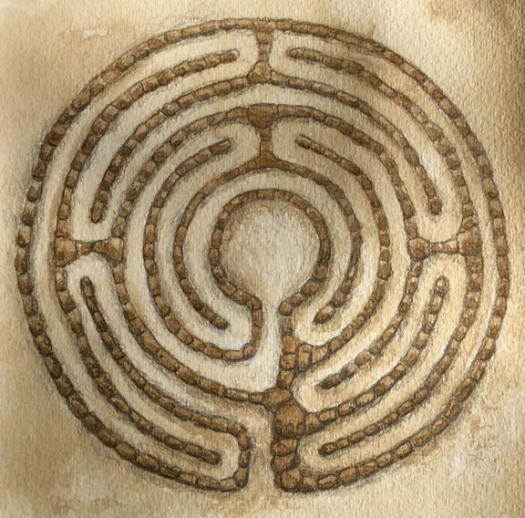 Labyrinth Painting