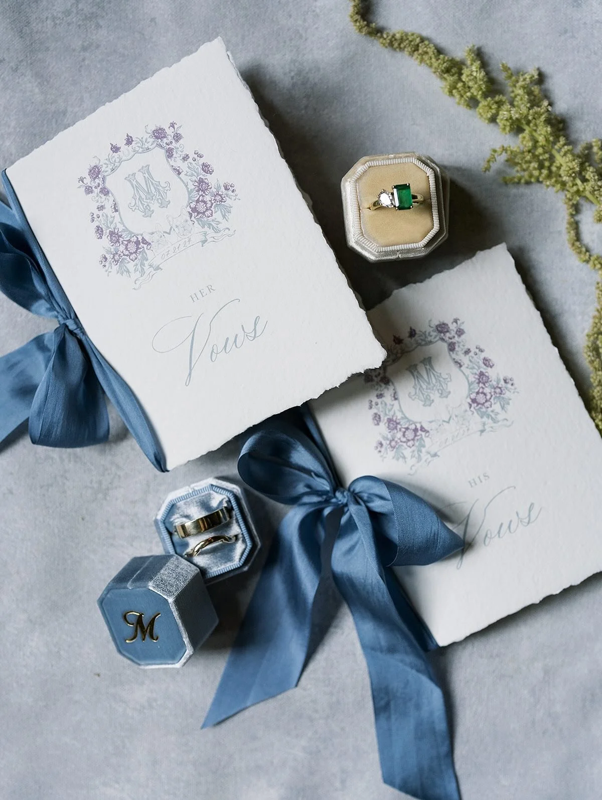 Blank book, Big feels. 💫 What will your vows be? 

Let&rsquo;s turn them into a keepsake you&rsquo;ll treasure forever. 💌 

Need a last minute vow book, or simple piece for your wedding day? DM us so we can help! 

For M + M 🥂
Planning and Design:
