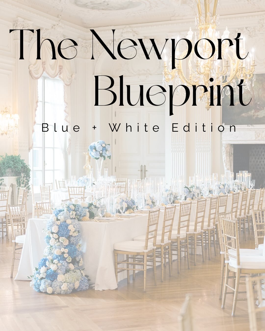 There&rsquo;s a reason this color palette will never go out of style 💙🤍

Rosecliff in Newport.
Blue hydrangeas + white roses.
Pale blue bridesmaids.
Black tuxedos.
A coastal summer breeze that somehow makes everything feel even more timeless.

This