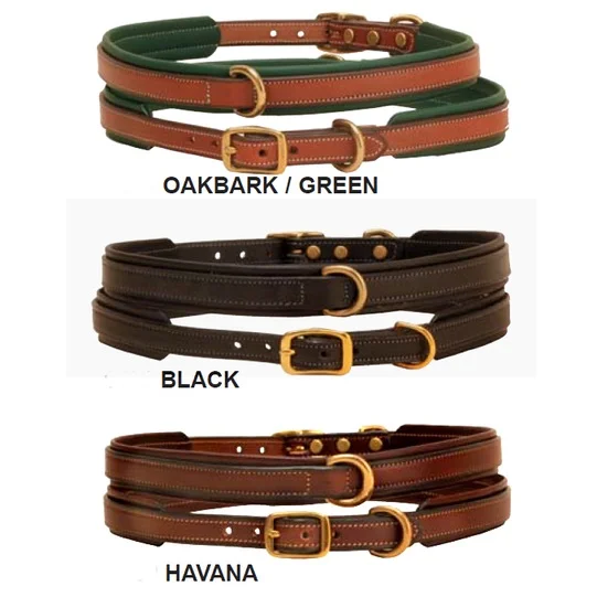 tory leather dog collar