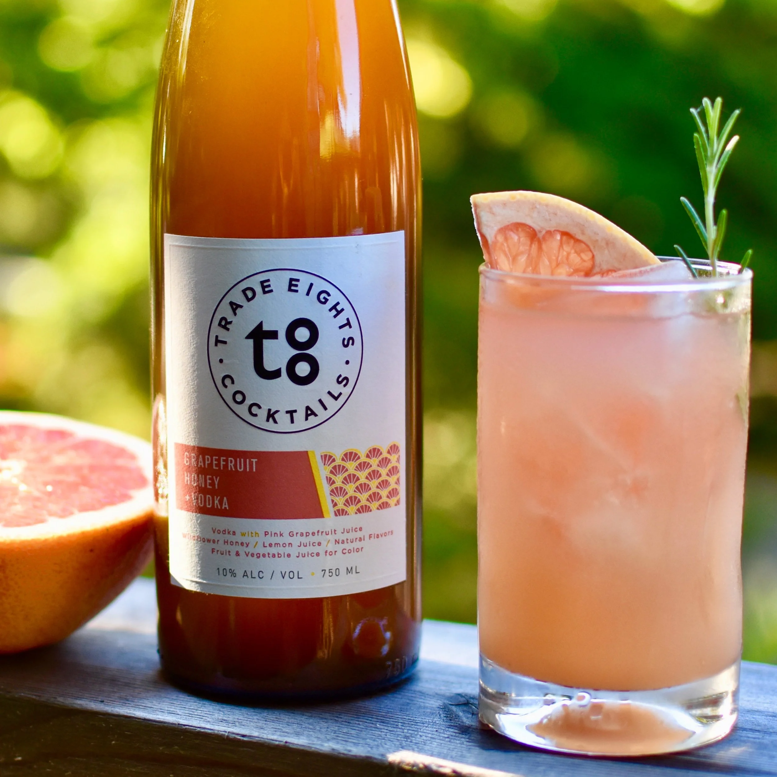 Grapefruit Honey +Vodka — Trade Eights Cocktails