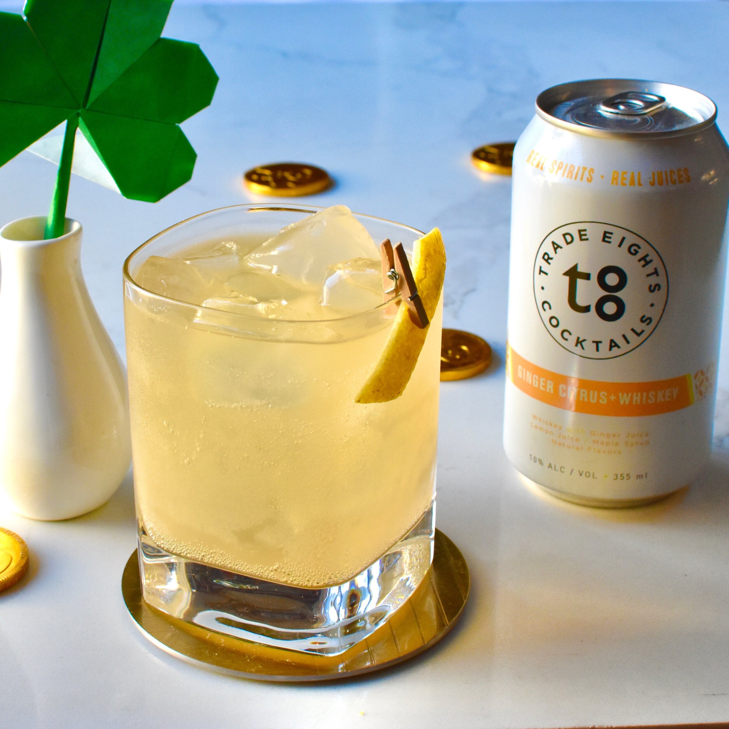 May good luck (and a Ginger Citrus +Whiskey 😉) be with you. Happy St Patrick&rsquo;s day weekend! ☘️

#stpatricksday