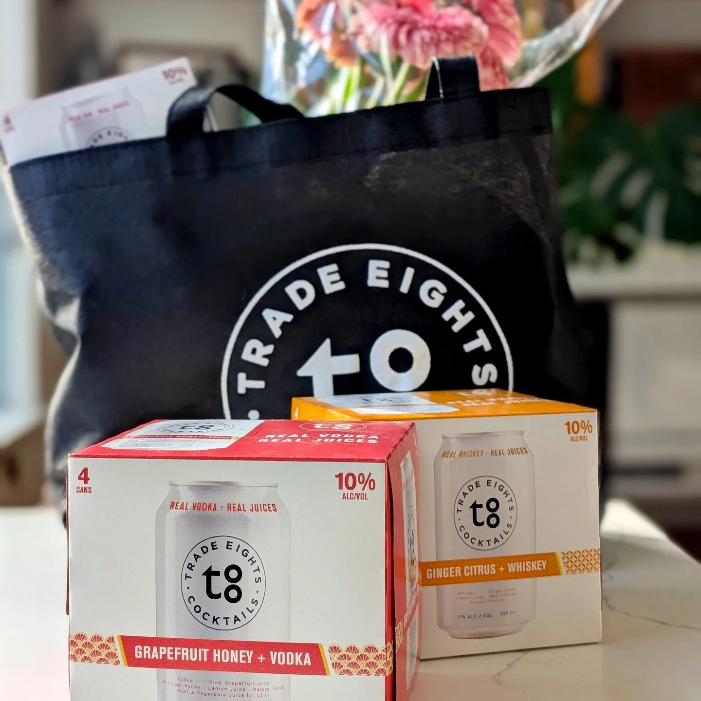 The best part of the grocery haul. 🍹 Weekend mode is officially starting early. Which cocktail are you grabbing first? #tradeeightscocktails