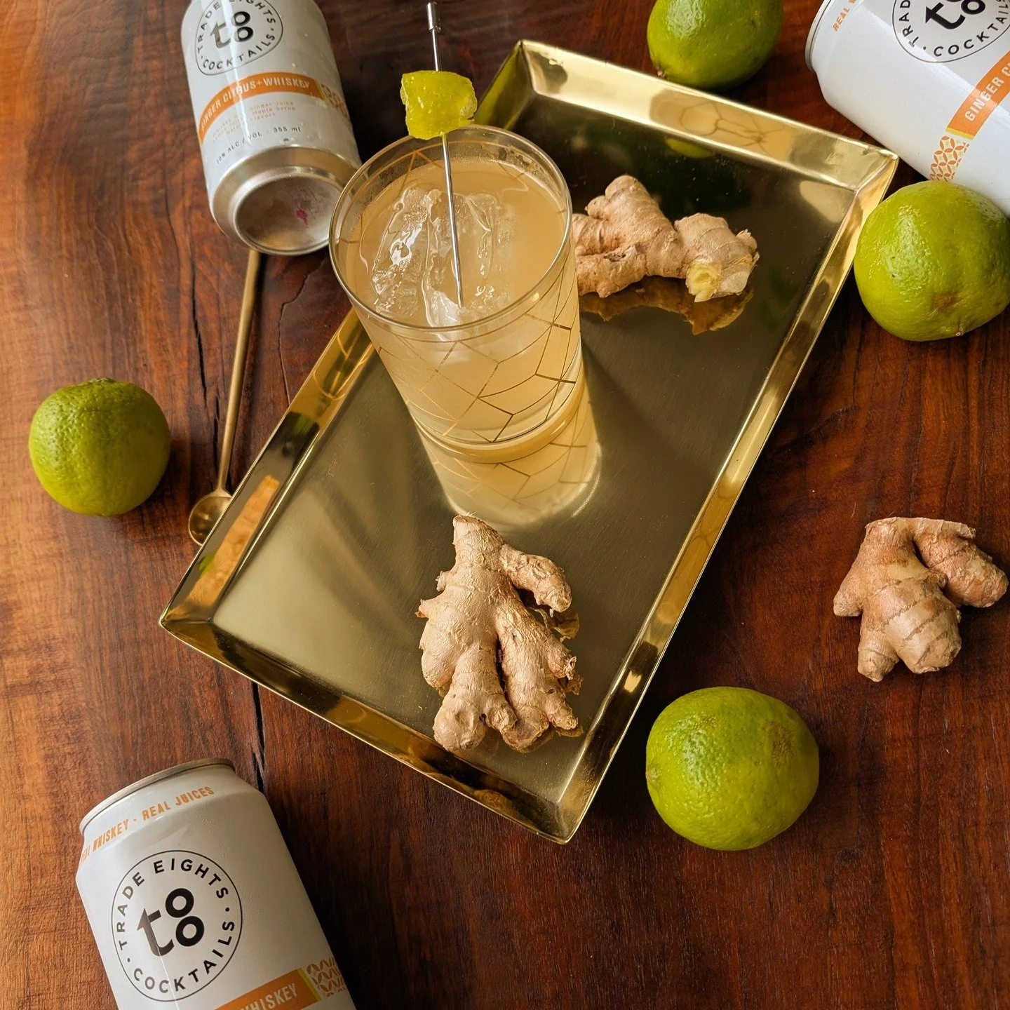 Not all gold is at the end of a rainbow. 🥃🍋✨ #tradeeightscocktails #StPaddys