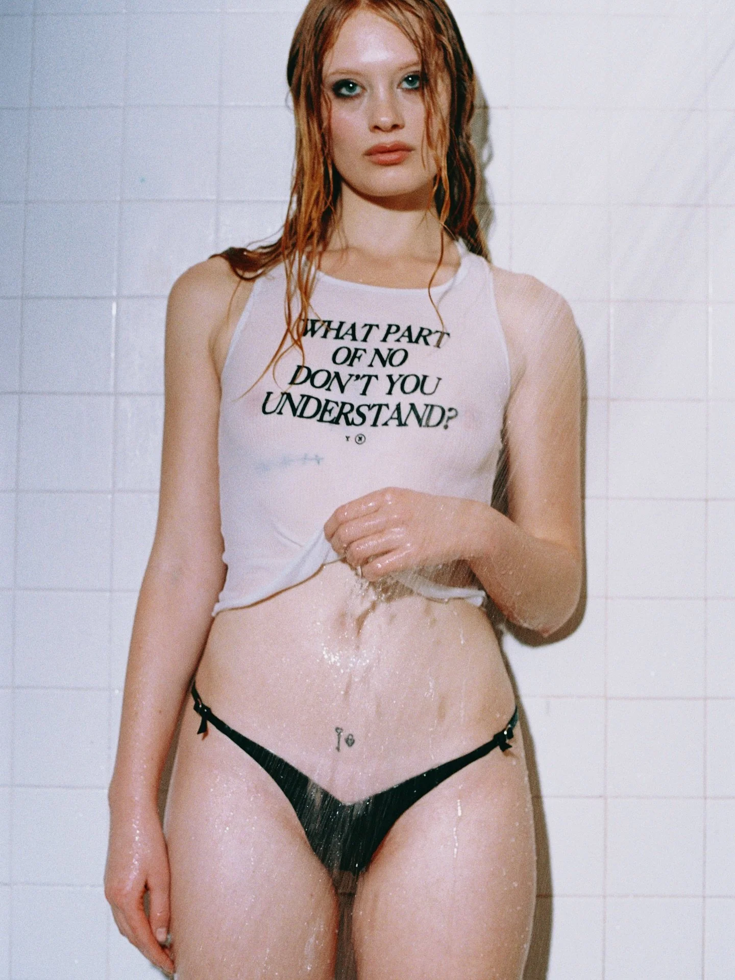 No Inc. x R&amp;M Leathers collab tank, seen on @haleyflounders shot by @richardkernstudio 

Link in bio 🖤