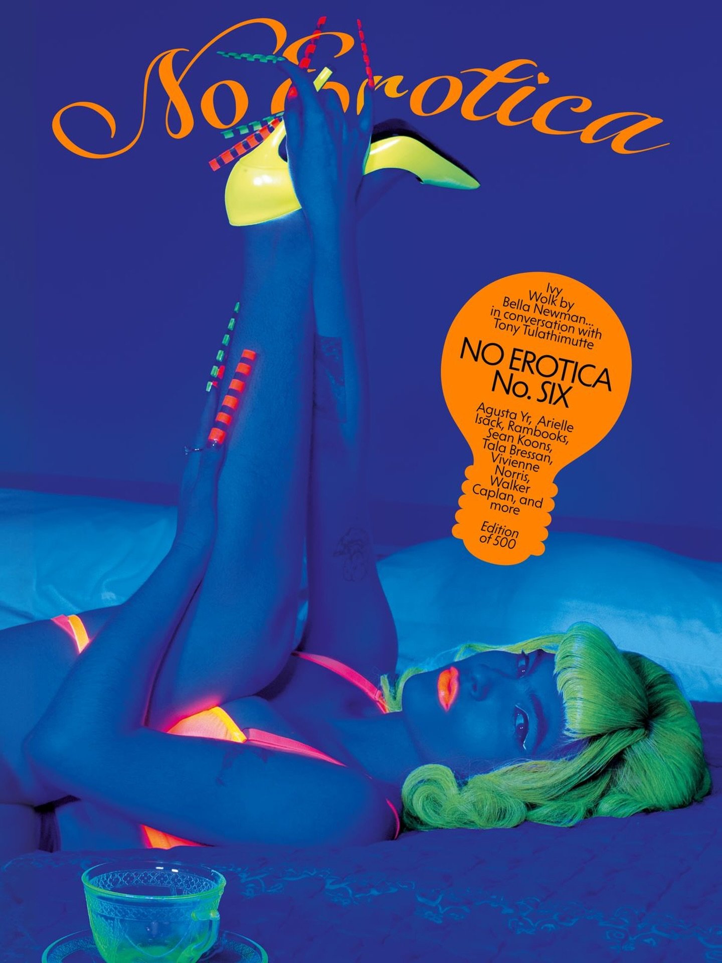 No Erotica 6 starring @wolkmindvirus2, shot by @bella_newman and interviewed by @tonytula &ndash; limited edition of 500 with special UV-reactive logo + custom UV light keychain, preorder link in bio.

Makeup by @alliesmithmakeup
Hair by @evaniefraus