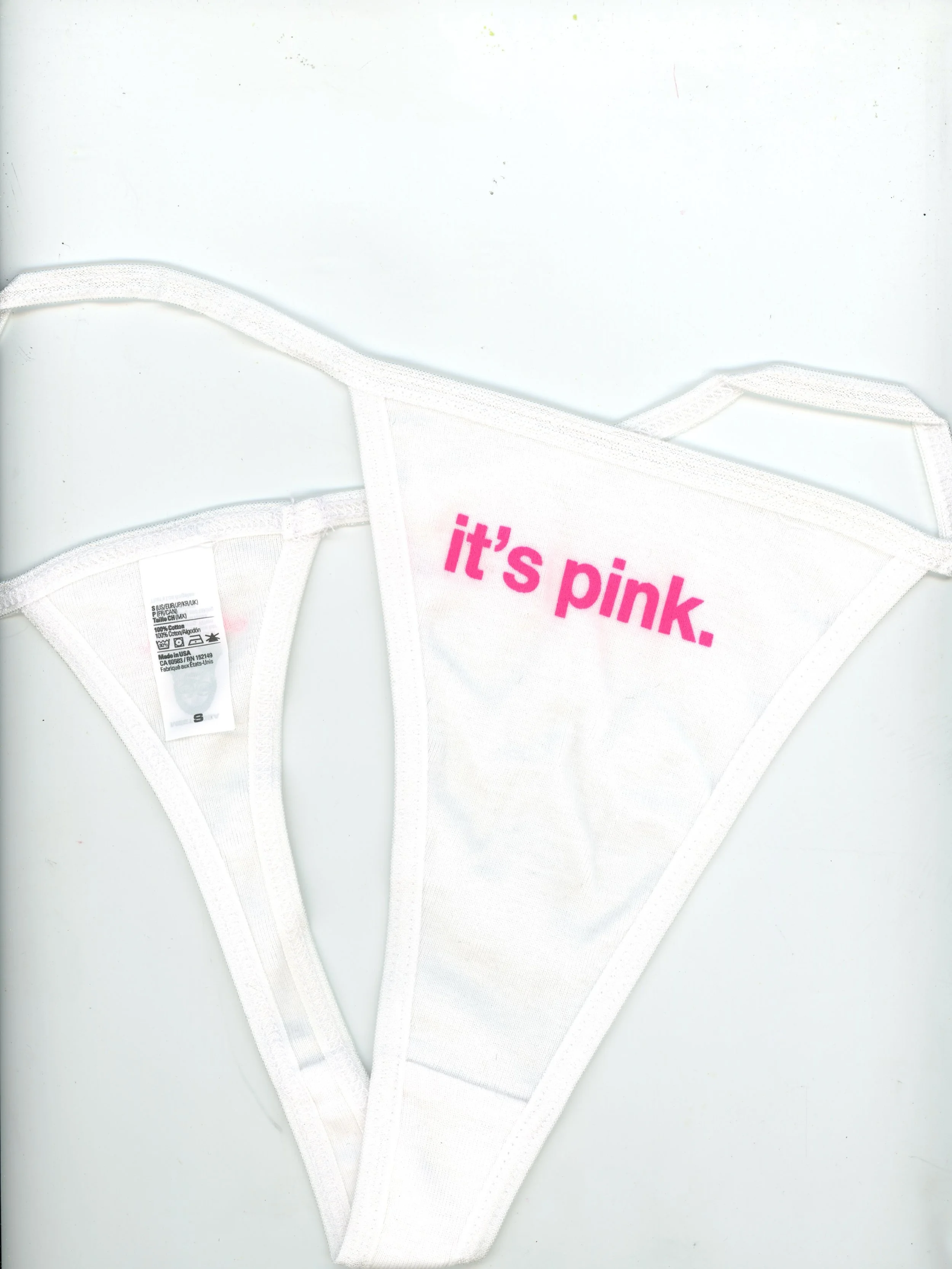these @losangelesapparel thongs from the No Erotica 6 party were such a hit that someone stole the pairs we hid behind the DJ booth for safekeeping, so naturally we had to make a few more pairs &ndash; $22, on our site now