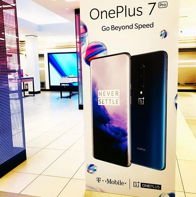 Yesterday was such an amazing one day pop up for the launch of the OnePlus 7 Pro. It took place at the T Mobile store in Santa Monica. I have to thank The Freeman Company for hiring me to help execute this event and to all my vendors for making it ha