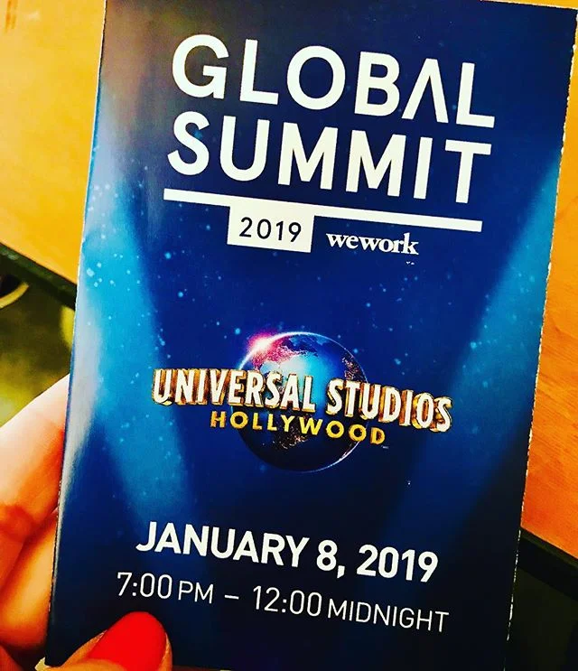 It&rsquo;s show time.. cool gig, working for production glue, as a production coordinator, for night 1 of wework&rsquo;s 2019 Global Summit. #eventlife #productionlife #freelancelife #universalstudios #coldaf #weworkisrad