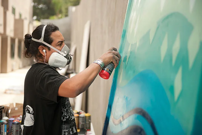 Duce Painting in Universal City