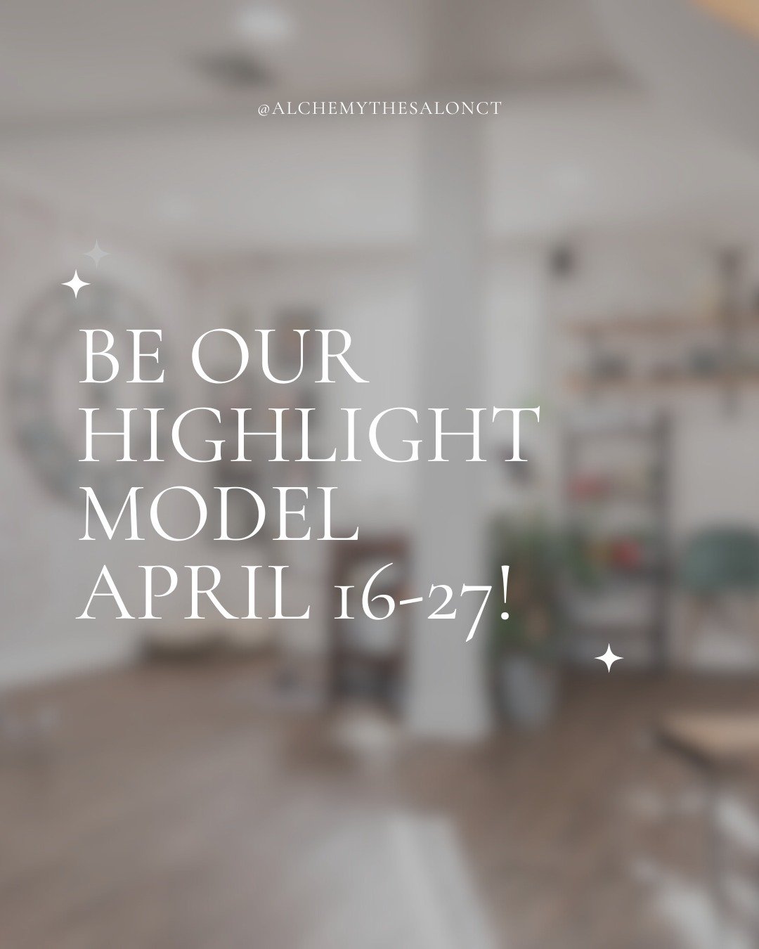 Be our next model, get your hair highlighted just in time for warmer weather! 😎

Our new stylist @tolo_totalbeauty is searching for highlight models from April 16-27th!

Models receive:
30-40% off the total cost of their service
All the amazing amen