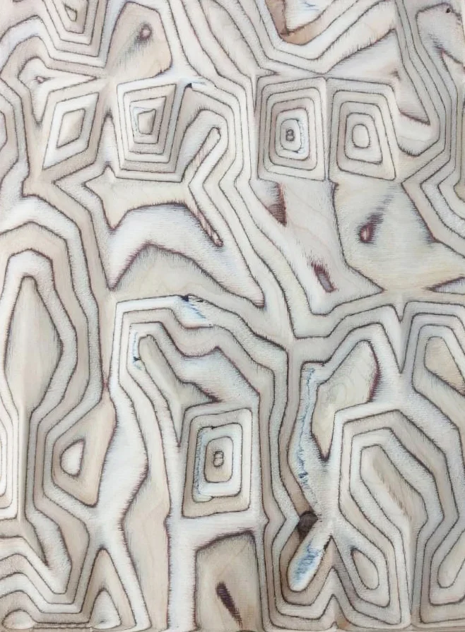 Topographical Decorative Panel