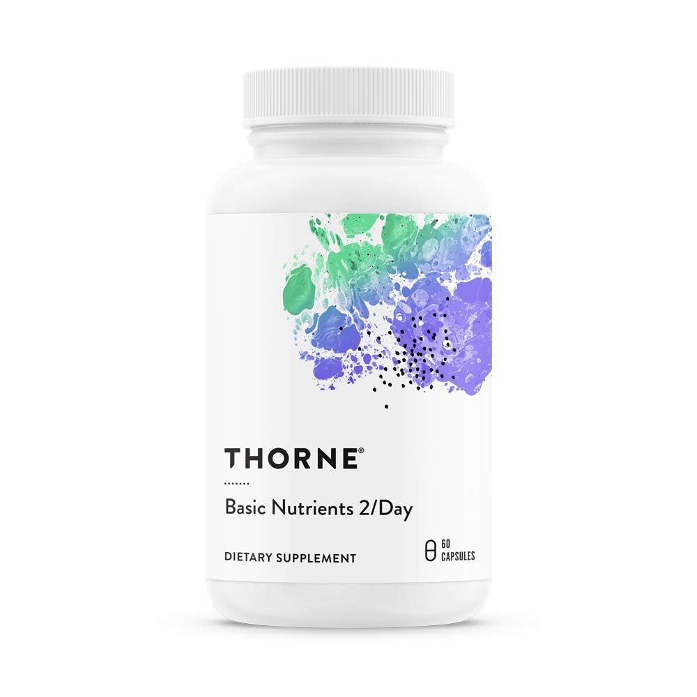 Thorne Research - Basic Nutrients 2 / Day - Complete Multivitamin/Mineral Formula - 60 Capsules