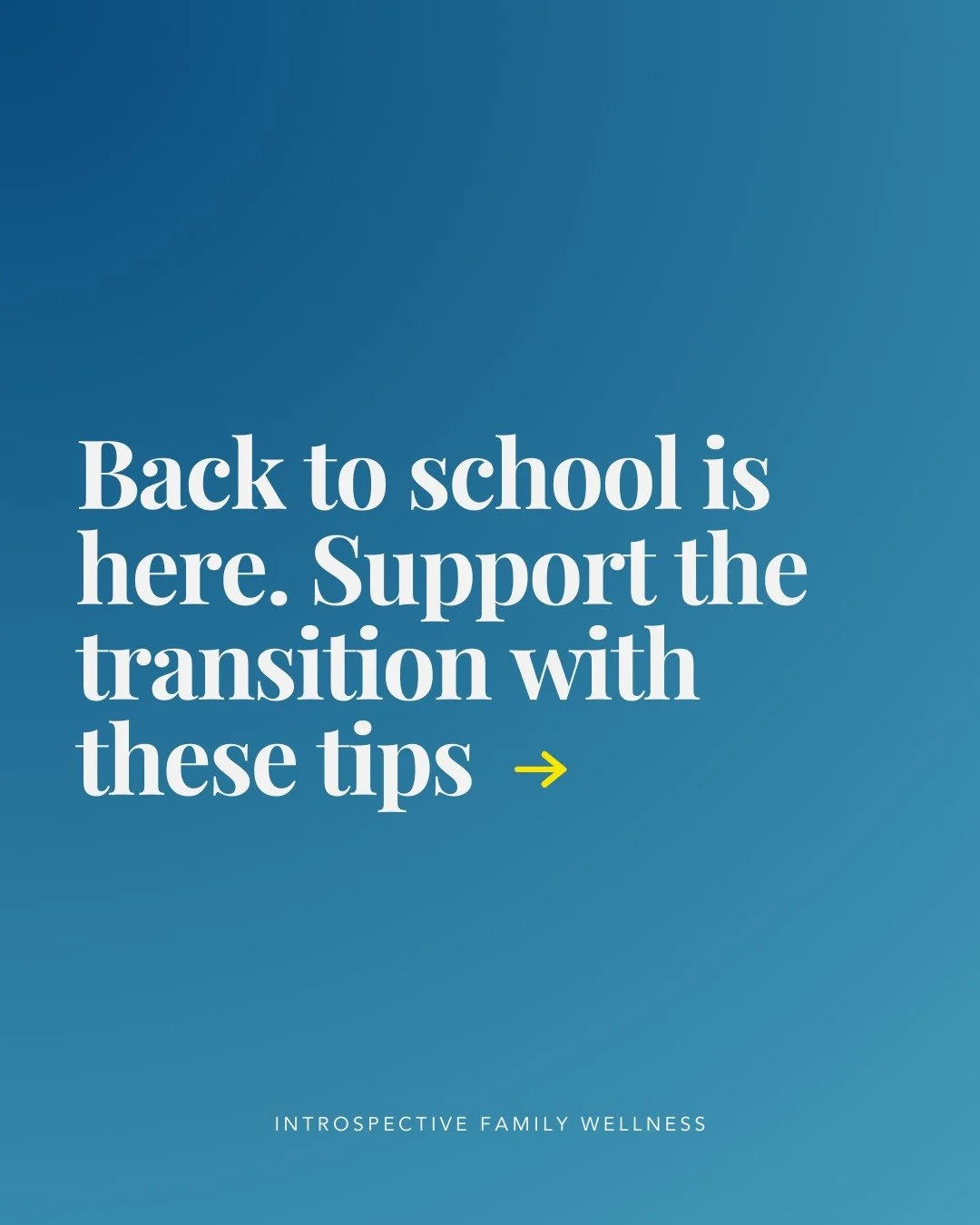 Back to school is here! 

As you navigate your child&rsquo;s return to the classroom, we&rsquo;re here to support you. The transition from summer play to back-to-school can sometimes feel daunting or stressful. 

Swipe for our therapists&rsquo; top t
