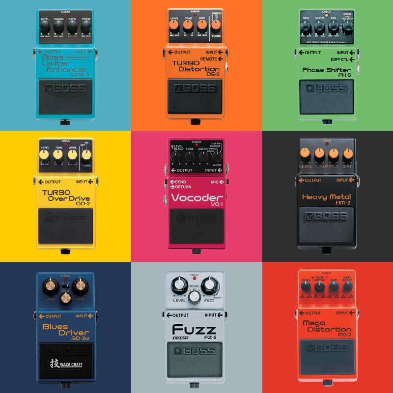 BOSS Effect Pedals