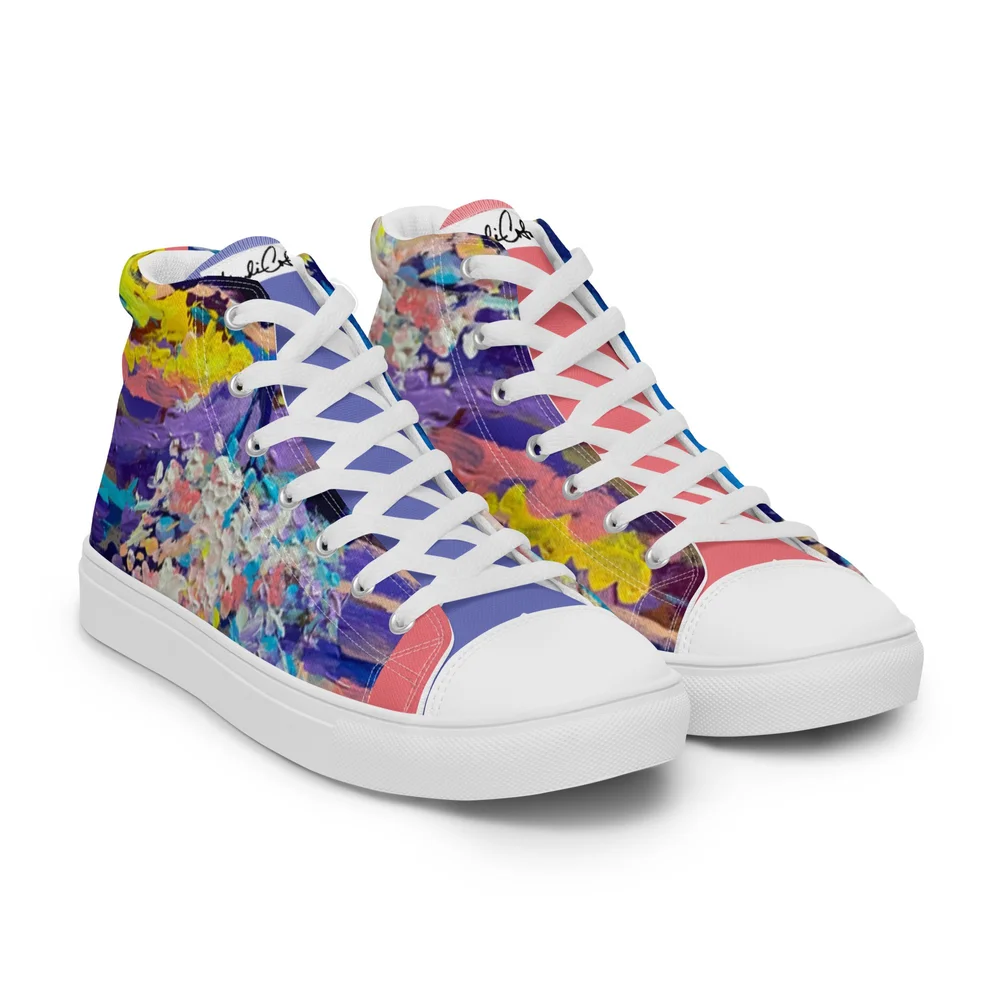 KANDI COTA Dream high top canvas shoes — KANDI COTA STUDIO