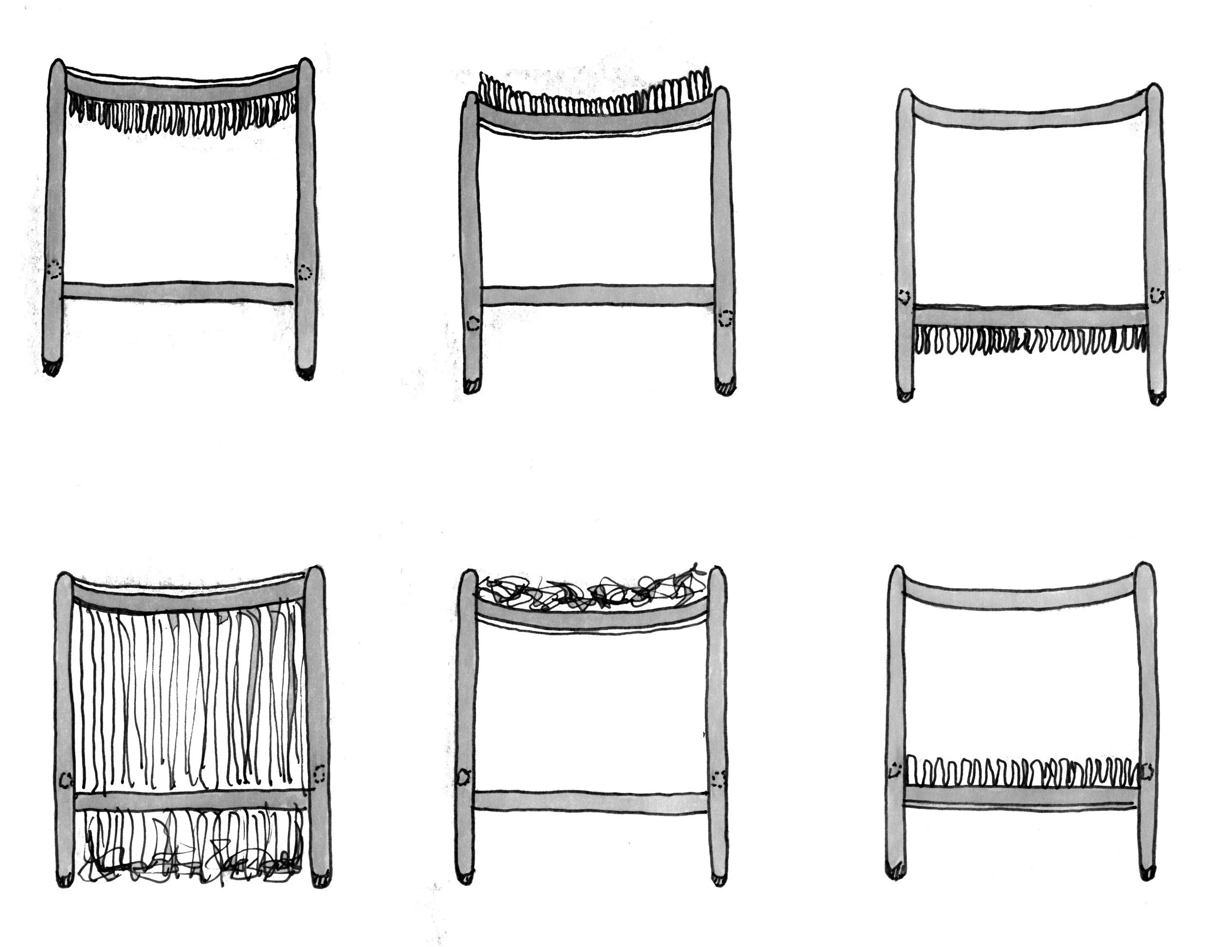 Different Iterations on Stool Design