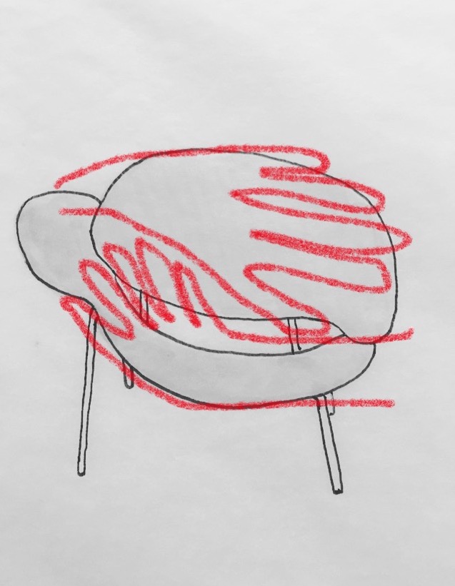 A chair wants to hold you. Embrace you. Doesn’t matter who you are, where you are from. There’s no judgement on this chair. Just sit down and be a human that you are.