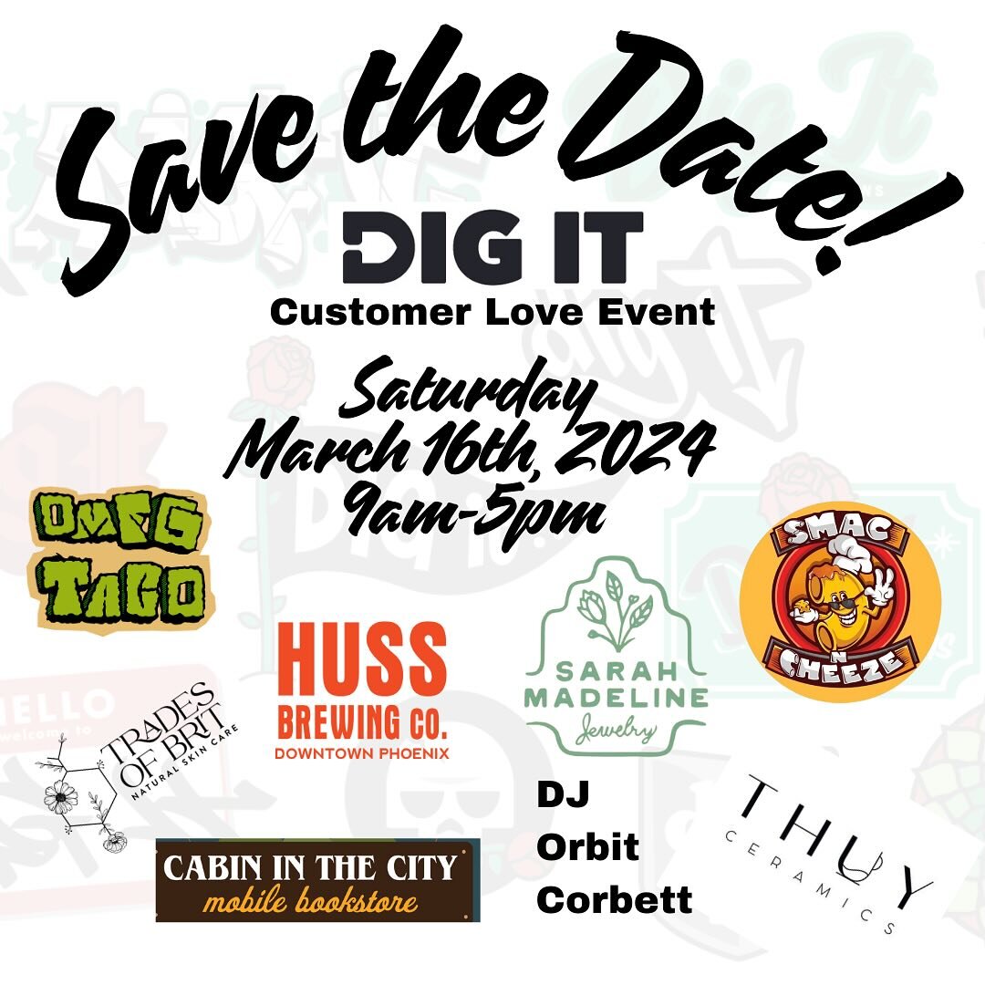 Save the date!

We have an incredible line up of vendors, eats and beverages.

To show our love we&rsquo;re doing 25% off throughout the shop.

Come on by and say hi!!!