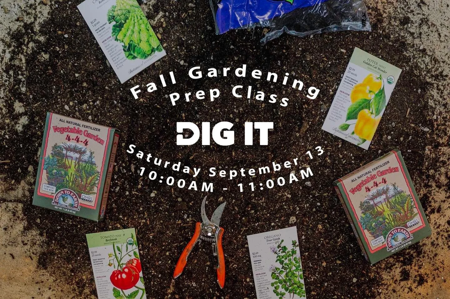 🍅 Join us on Saturday, September 13th, as we share the secrets to successfully growing your own herbs and veggies in our unique Arizona climate. From seeds to thriving gardens, you'll leave empowered with the knowledge and confidence to nurture your