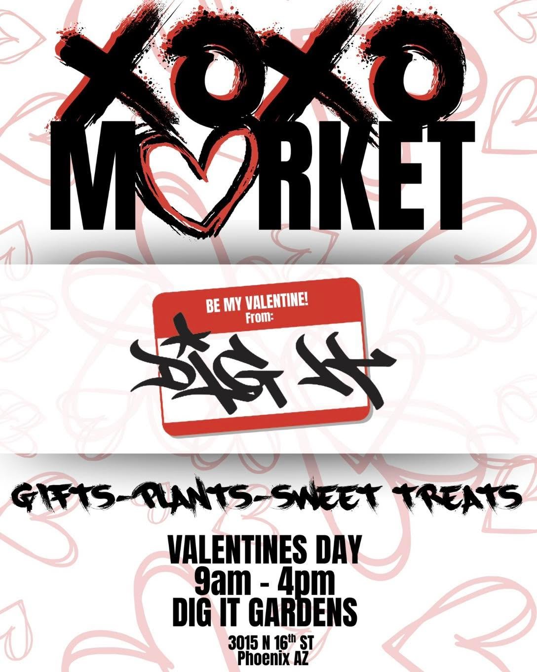 We are only 10 days from our XOXO Market, and we are beyond excited to have all these lovely vendors Join us!  We will also have a nice fresh restock of indoor, and outdoor plants as well. Bring your lover, your best friends, or just yourself for a g