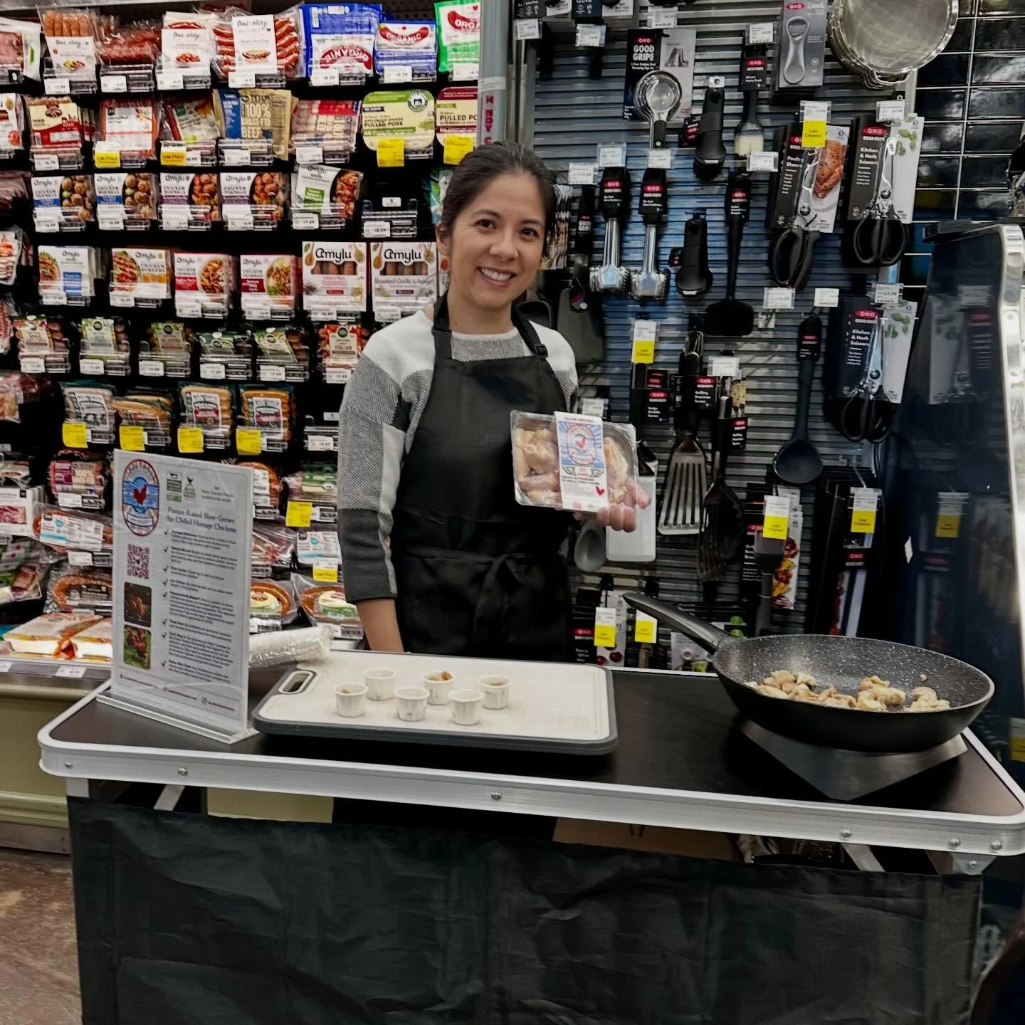 Carla showcasing @labellepatrimoine at @wholefoods #pstreet #washington #dc #alexrobillc