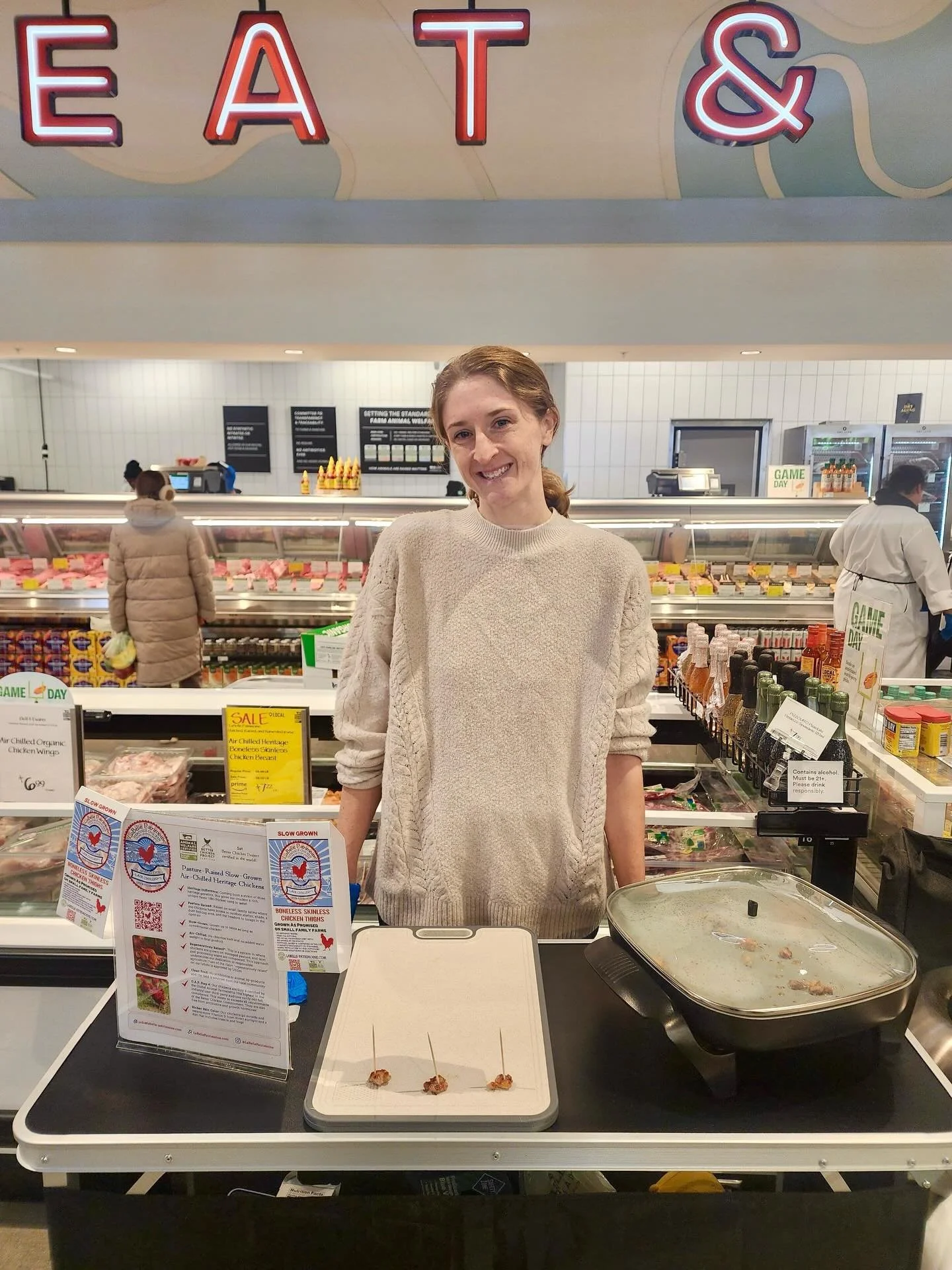 Eat an be merry with Heather showcasing @labellepatrimoine at @wholefoods #reston #virginia #alexrobillc