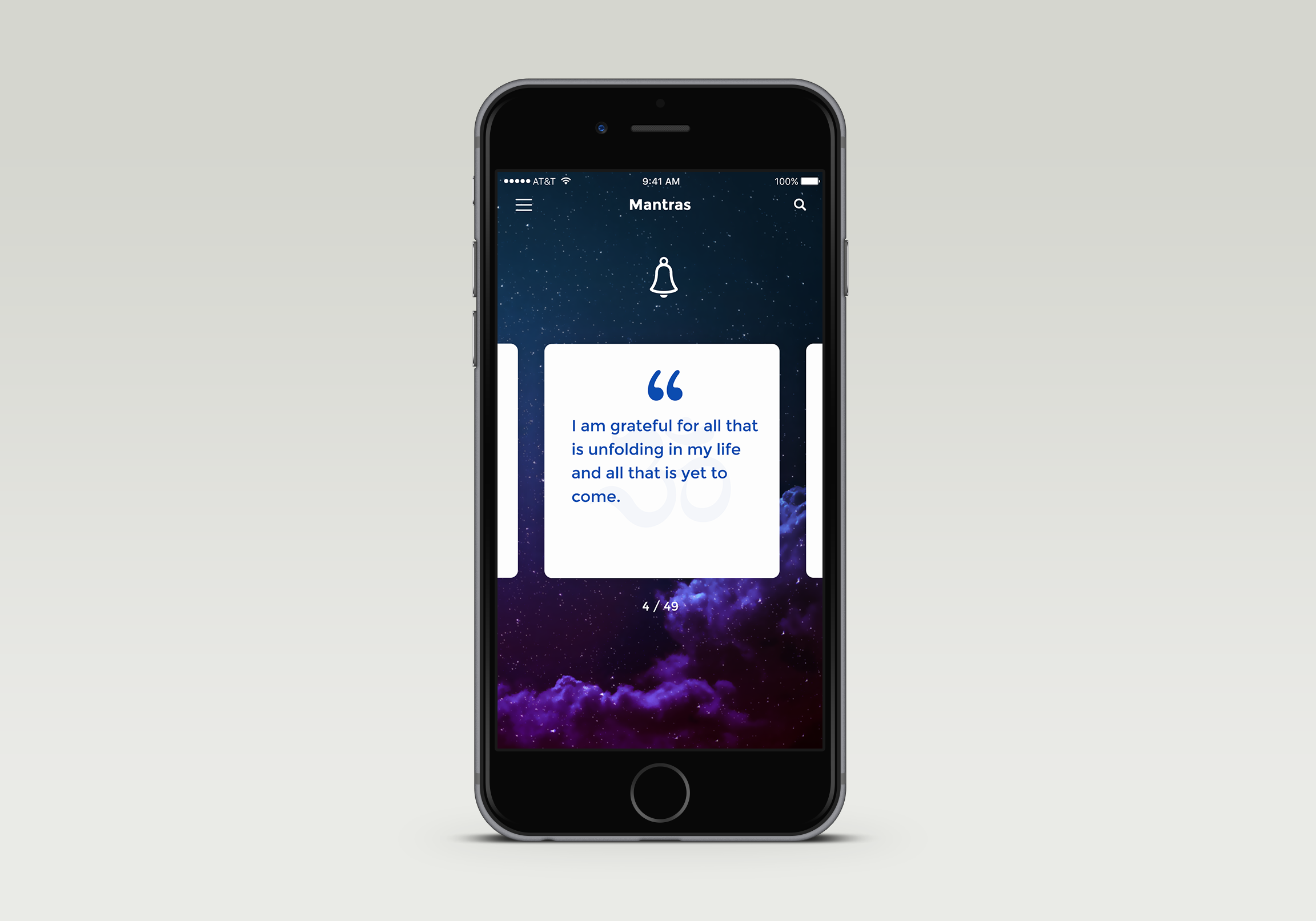 Daily Mantra UI