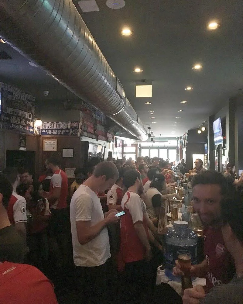  Picture of the turnout at the Globe Pub. 
