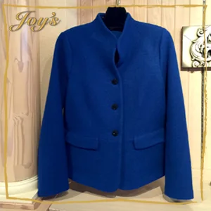 Geiger | Blue Jacket | $549 This gorgeous women’s jacket regulates body temperature perfectly due to the tiny air chambers that are created when the wool is subjected to heat and then shrunk, producing boiled wool. A comfortably warm, elegantly styled sweater - made 100% in Austria.