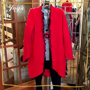 A Favorite - Red Boiled Wood Fall Jacket