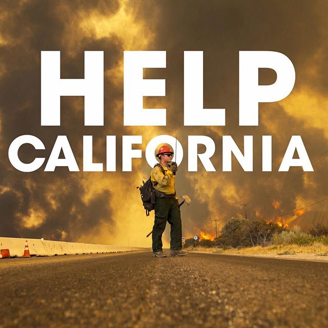 North to south, California needs some serious love right now!  Wildfires continue to wreak devastation on our beautiful home.  So, now is the time for action!  That is why right now at Fr&iacute;sco, we are pledging to donate 50% of for all money spe